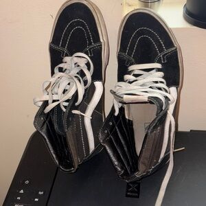Vans Black & White High-Top Women's Sneakers